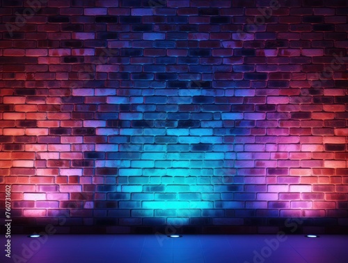 colorful brick wall pattern background