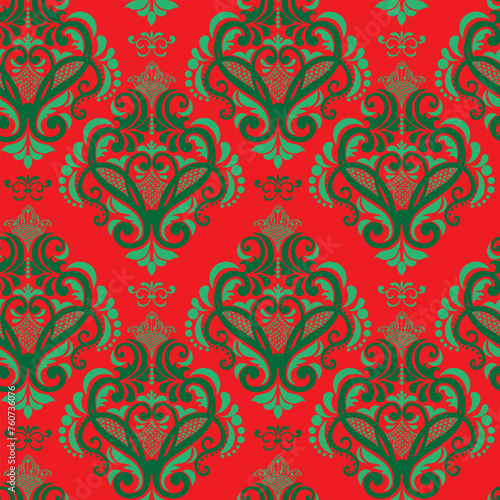 seamless pattern with flowers