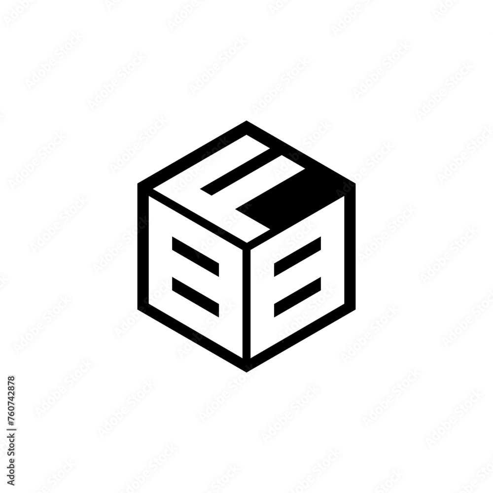 BBF letter logo design in illustration. Vector logo, calligraphy ...