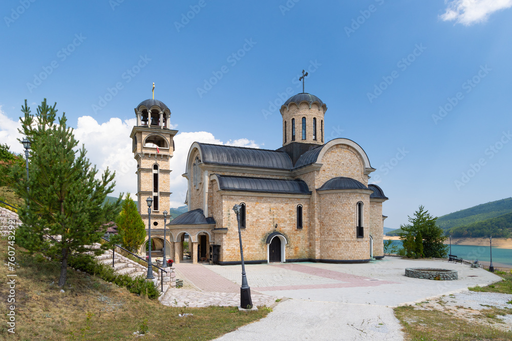 St. Nicholas Kirche am Mavrovo See, Nordmazedonien
