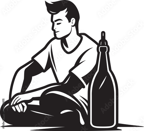 Ale Ambitions Vector Logo Concept Spirit Sojourn Iconic Logo Design