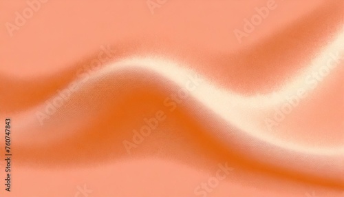 abstract background smooth wave in peach fuzz tones