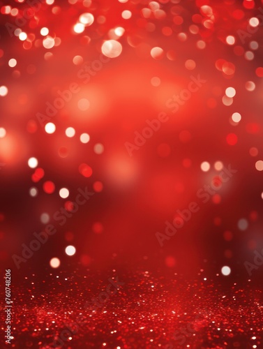Red christmas background with background dots