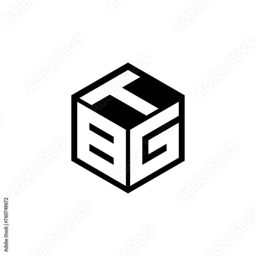 BGT letter logo design in illustration. Vector logo, calligraphy designs for logo, Poster, Invitation, etc.