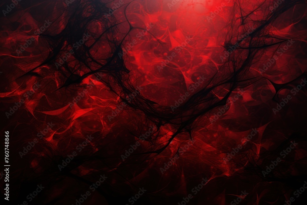 Red ghost web background image - obrazy, fototapety, plakaty 