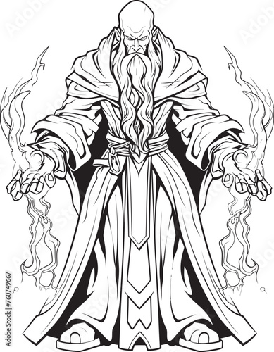 Adamantine Wealth Sorcerers Emblem of Avarice Avaricious Conjuration Vector Logo Design of Adamantine