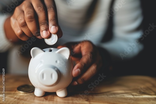 Savings Concept with Piggybank
