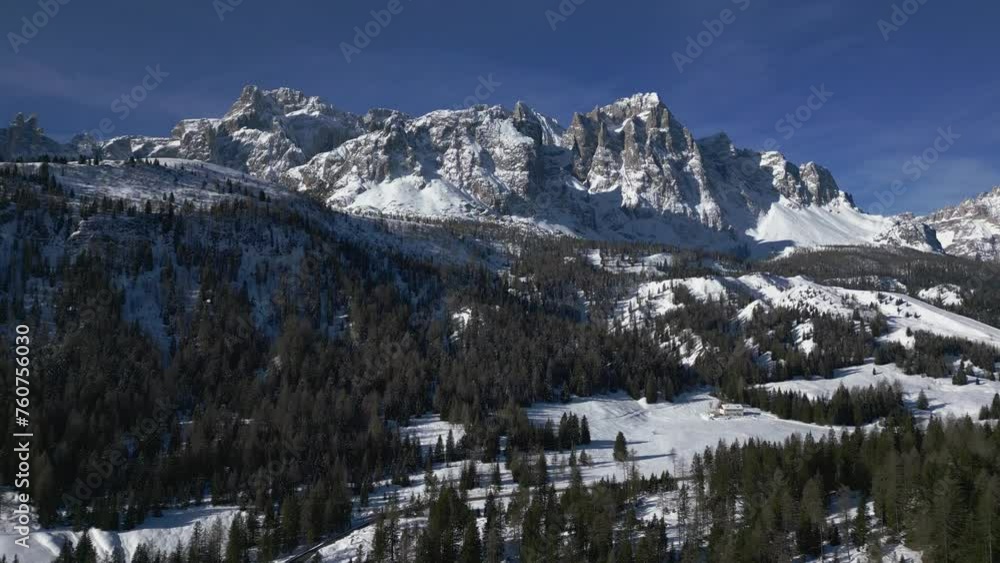 Dolomites. The Monte Croce Comelico pass and its crown of mountains. Dolomites. The Monte Croce Comelico pass and its crown of mountains.