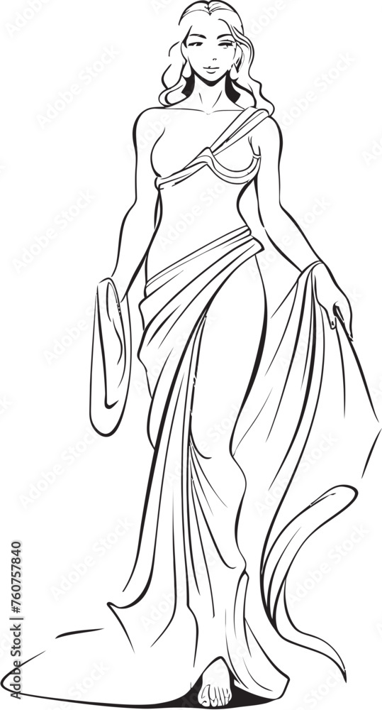 Radiant Resplendence Emblem of Greek Beauty in Vector Sophisticated Serenity Iconic Greek Woman in Vector Form Radiant Resplendence Emblem of Greek Beauty in Vector Sophisticated Serenity Iconic Greek Woman in Vector Form
