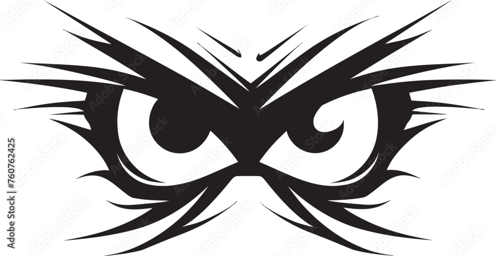 Fuming Focus Angry Eye Mask Iconic Emblem Cartoon Outrage Vector Representation of Angry Eye Mask Fuming Focus Angry Eye Mask Iconic Emblem Cartoon Outrage Vector Representation of Angry Eye Mask
