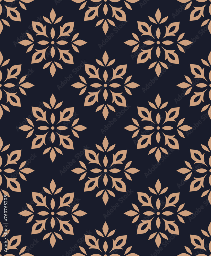 Vector beautiful damask pattern. Royal pattern with floral ornament. Seamless wallpaper with a damask pattern. Vector illustration. Vector beautiful damask pattern. Royal pattern with floral ornament. Seamless wallpaper with a damask pattern. Vector illustration.