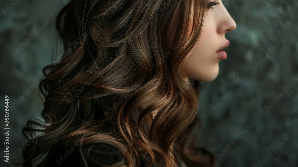 Close-Up of Woman With Long Hair Close-Up of Woman With Long Hair