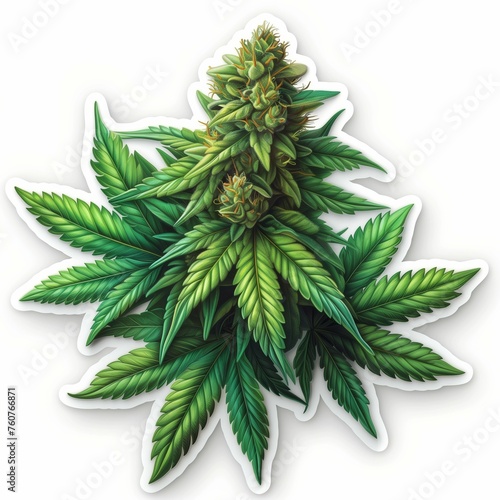 marihuana sticker photo