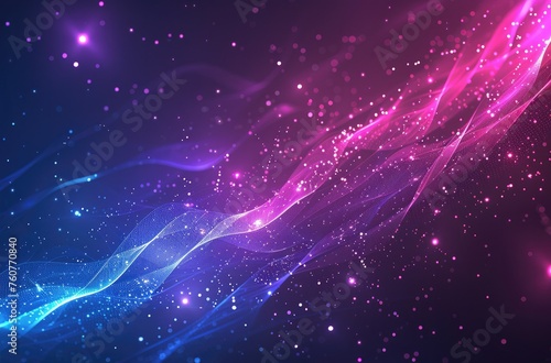  Futuristic Tech Background  Dynamic Gradient with Glowing Elements 