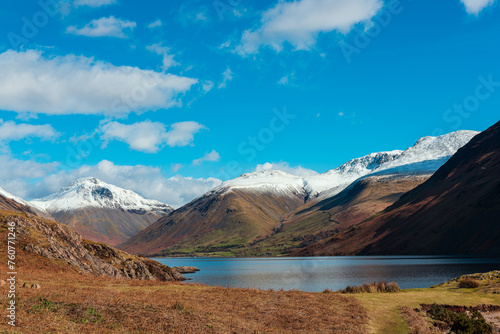 Wasdale valley with Wastwater and Scafell