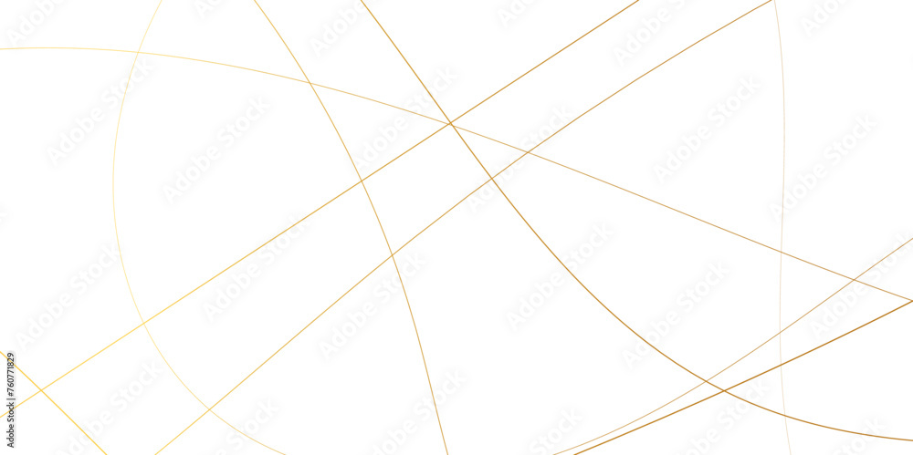 golden chaotic lines abstract geometric pattern textrue. vector illustration. geometric design created using light gold digital net web line tecnology. white color in backdrop. - obrazy, fototapety, plakaty 