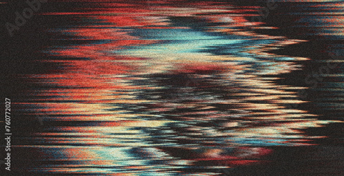 4K Beautiful color gradient background with data mosh glitch noise. Abstract pastel holographic blurred grainy gradient banner background texture Colorful digital grain soft noise effect Nostalgia