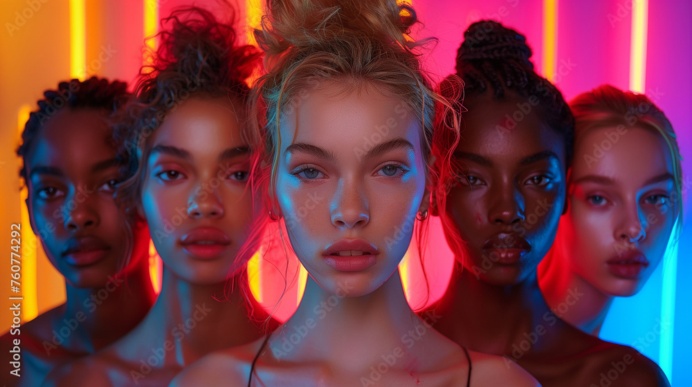Collage of diversed people expressing positive emotions. Bright tone. Pastel color backdrop. Collage of diversed people expressing positive emotions. Bright tone. Pastel color backdrop.