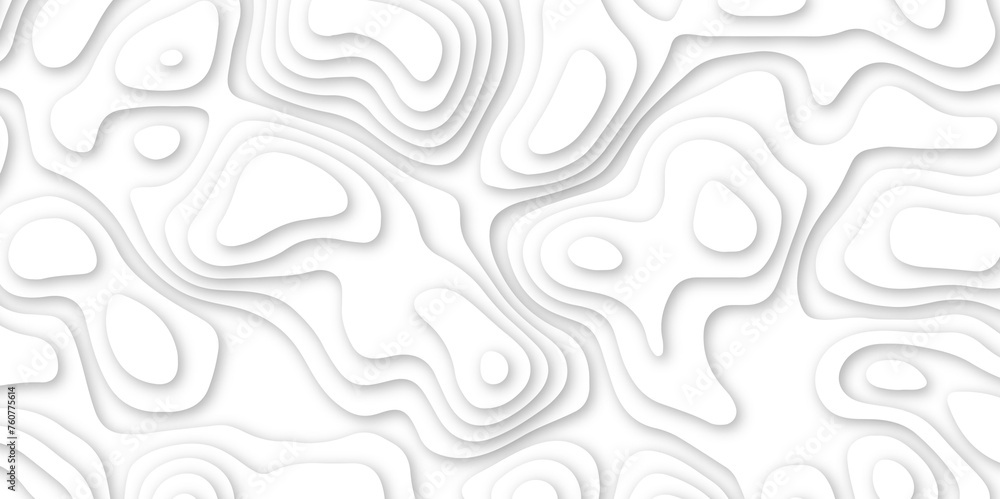 Abstract geometric layered curve line white background. 3d white papercut topography relief. Cover layout template. paper cut topography soft background banner texture. light liquid wave illustration. Abstract geometric layered curve line white background. 3d white papercut topography relief. Cover layout template. paper cut topography soft background banner texture. light liquid wave illustration.