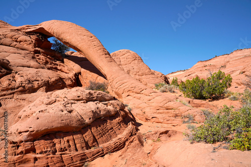 Photogenic Cobra Arch in Utah USA