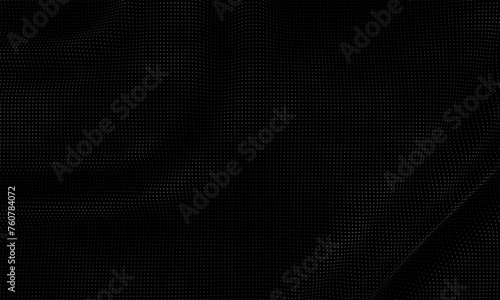 Abstract geometric black fluid structure tile background. Seamless geometric pattern background black grey lines dot patterns