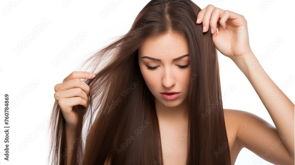 A Display of Radiant, Lustrous, and Healthy Hair: A Symbol of Beauty and Grooming