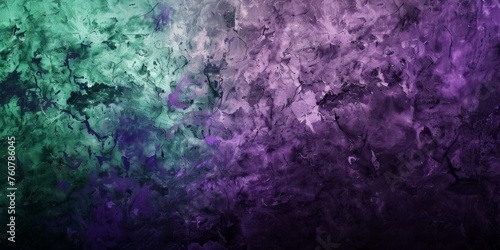 Grunge Background Texture in the Colors Green and Purple created with Generative AI Technology