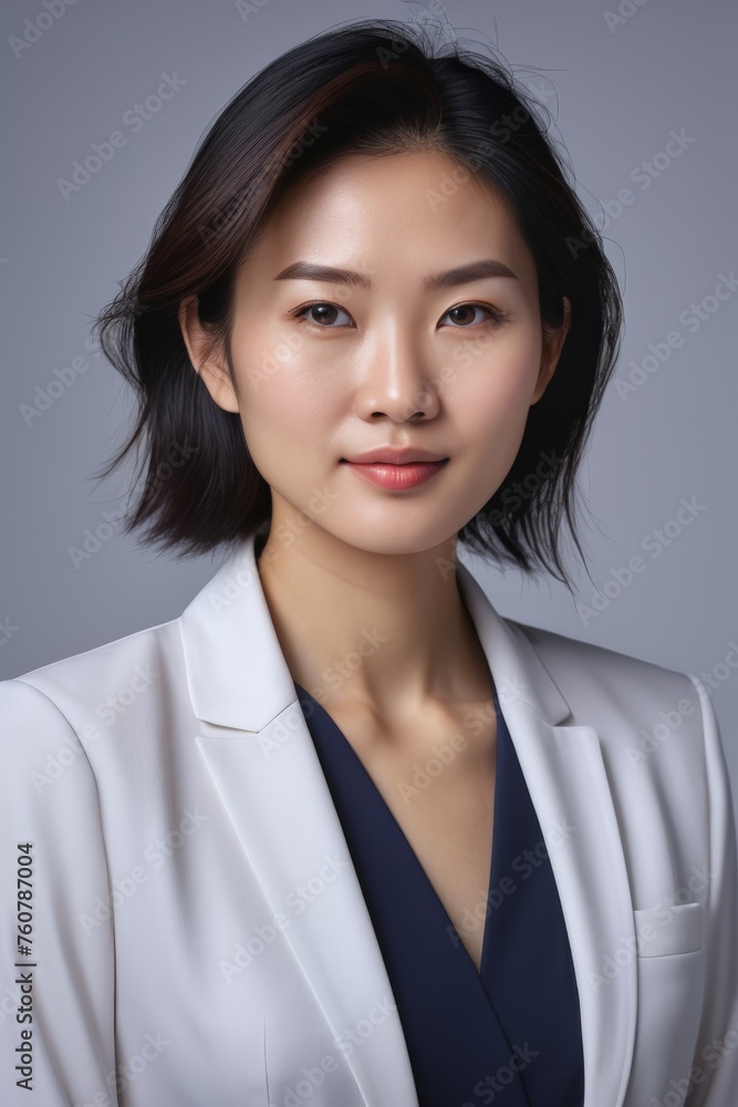 Portrait of successful attractive asian female entrepreneur Portrait of successful attractive asian female entrepreneur