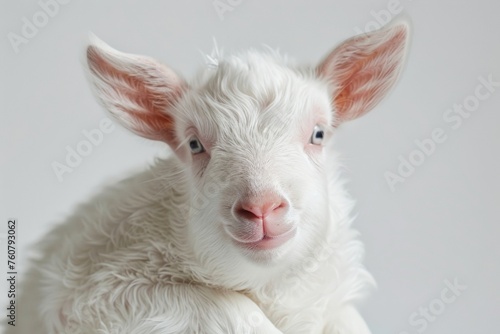 baby goat on a farm