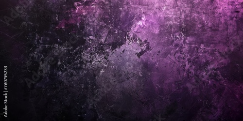 Grunge Background Texture in the Colors Black and Purple created with Generative AI Technology
