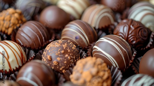 Delicious and sweet chocolates