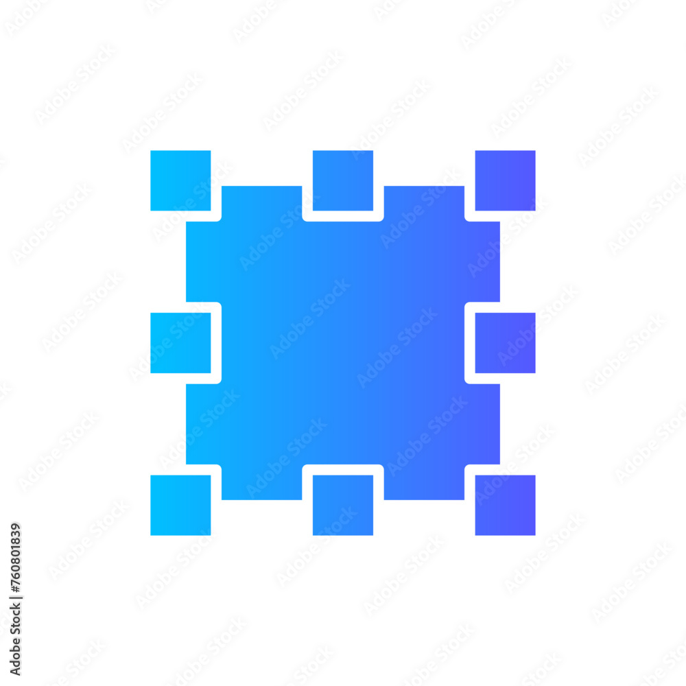 monitor gradient icon monitor gradient icon