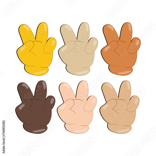 Hand with Fingers Splayed Gesture Icon. Raised hand emoji. Folded Hands sign, All skin tone gesture emoji