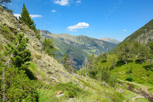 Picturesque valley in high mountains. Andorra. © Serghei V