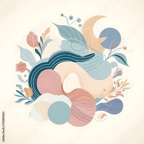 Abstract and minimalist background.	