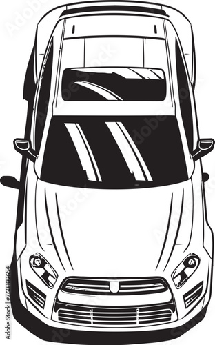 NimbusRacer Racing inspired Car Top View Icon HorizonSpeed Speedy Horizon Car Top View Emblem