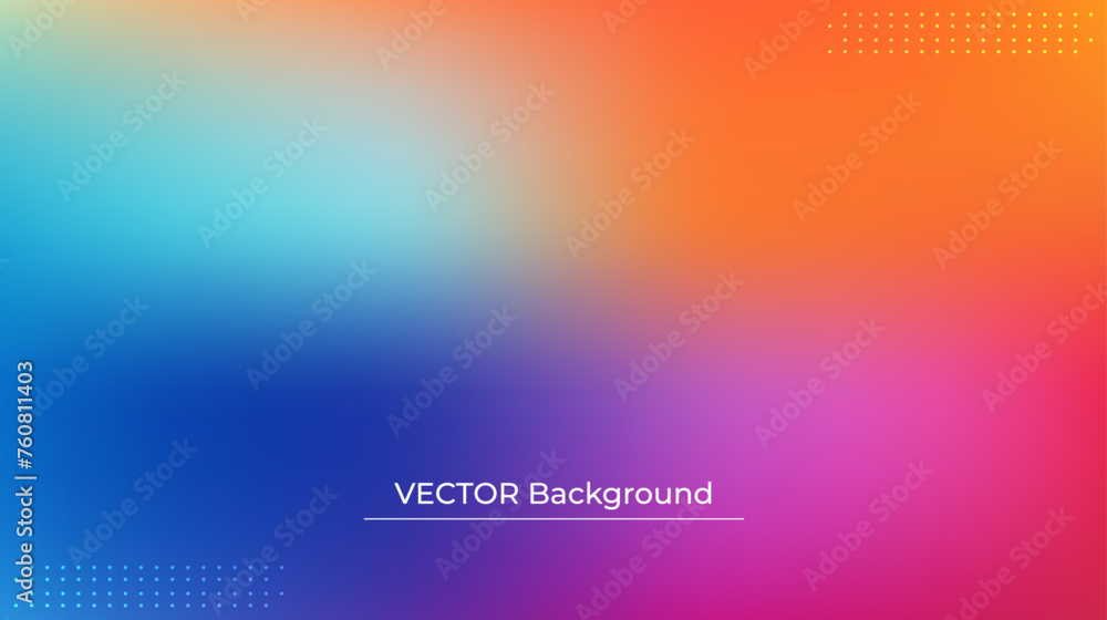 custom made wallpaper toronto digitalSmooth and blurry colorful gradient mesh background. Modern bright rainbow colors. Easy editable soft colored vector banner template. Premium quality