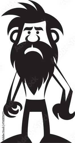 Clubber Clyde Strong Caveman Symbol Boulder Buddy Friendly Caveman Logo Design