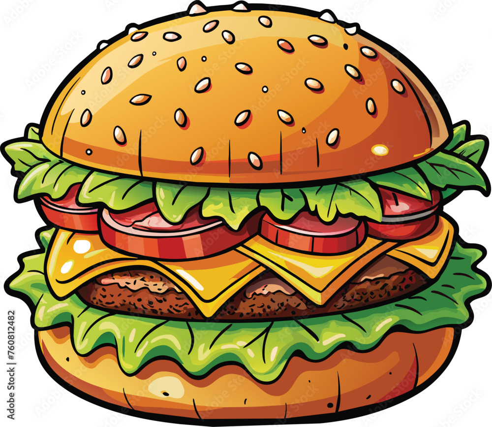 hamburger on a white background, burger logo design vector template, Big hamburger logotype for cafe or restaurant, hamburger on a white background, burger logo design vector template, Big hamburger logotype for cafe or restaurant,