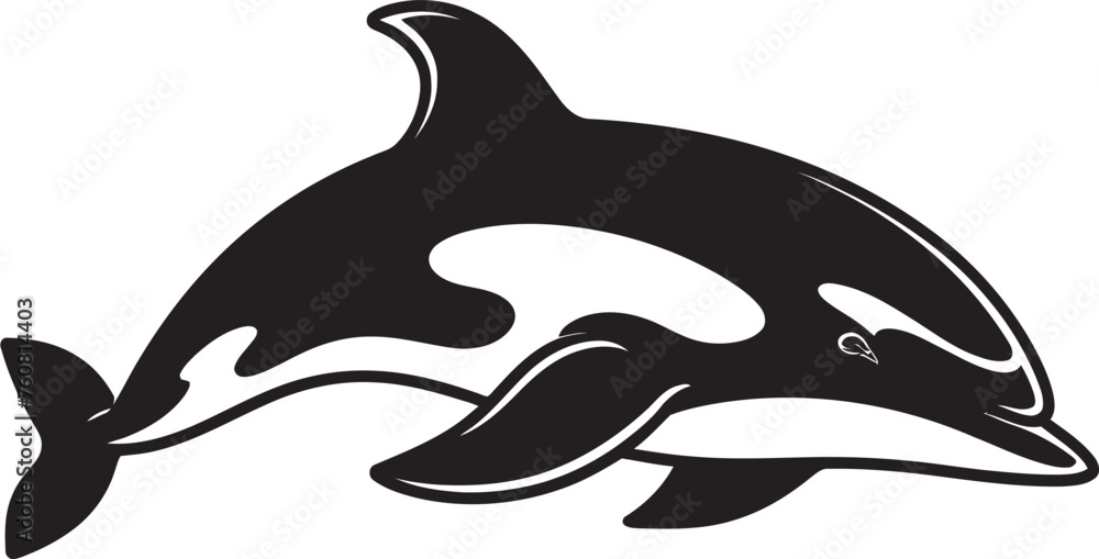 Darling Dolphin Defender Adorable Orca Emblem Playful Pod Charming Orca Symbol Darling Dolphin Defender Adorable Orca Emblem Playful Pod Charming Orca Symbol