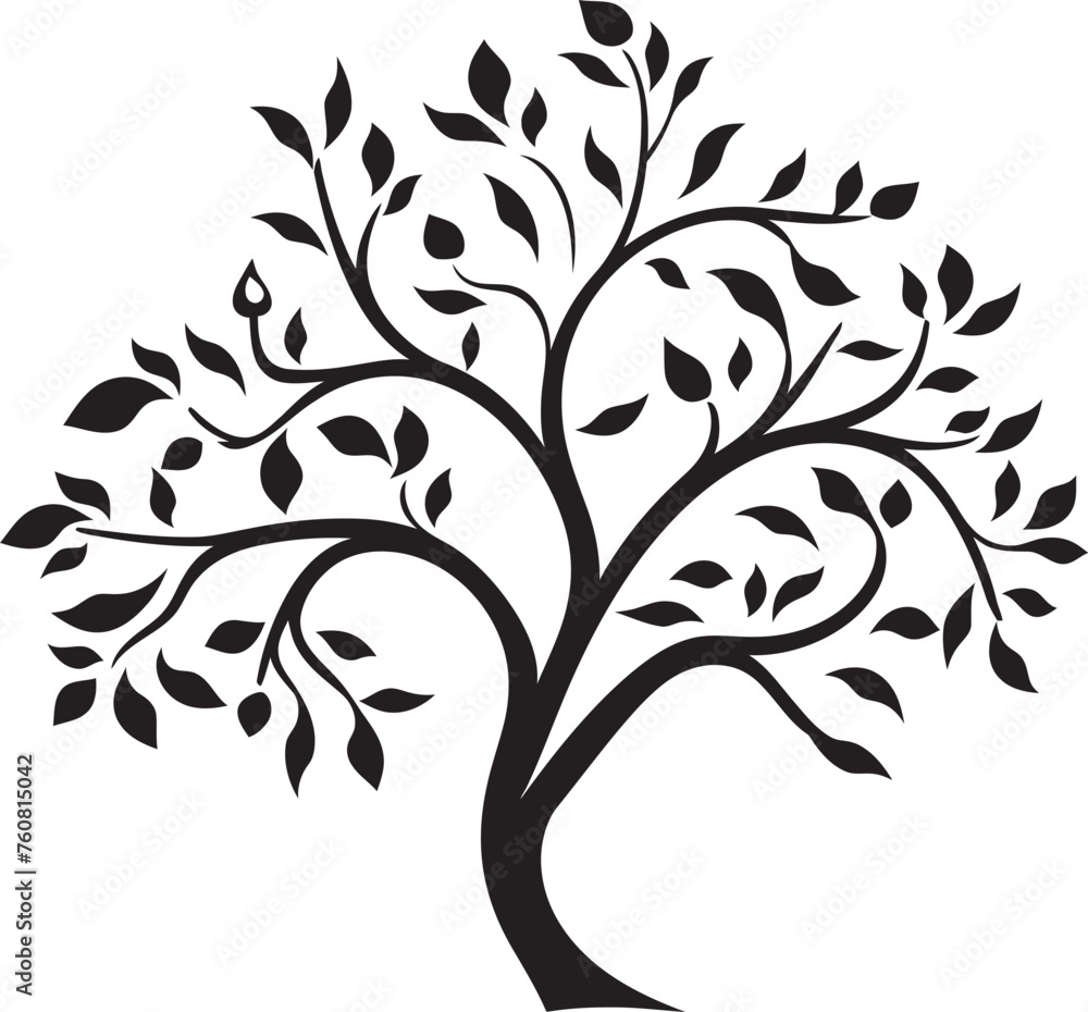 Obraz premium Stark Structure Dead Tree Branch Design Sere Sensation Icon of Dry Wood