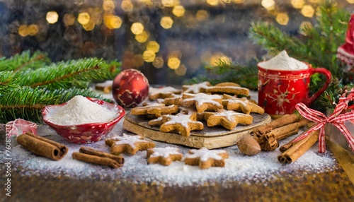 christmas cookies on the table