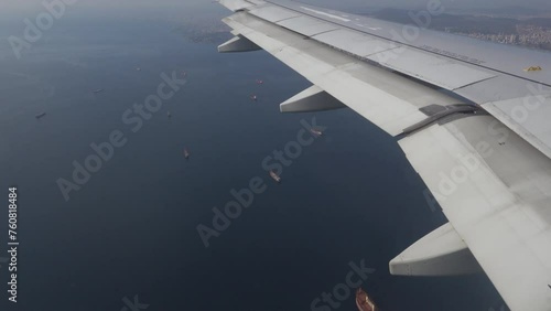 Istanbul, Turkey A passenger jet approaches Istanbul - Sabiha Gokcen airport photo