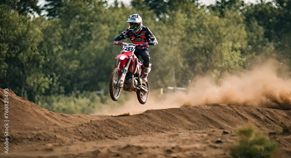 Biker doing motocross. Biker doing motocross.