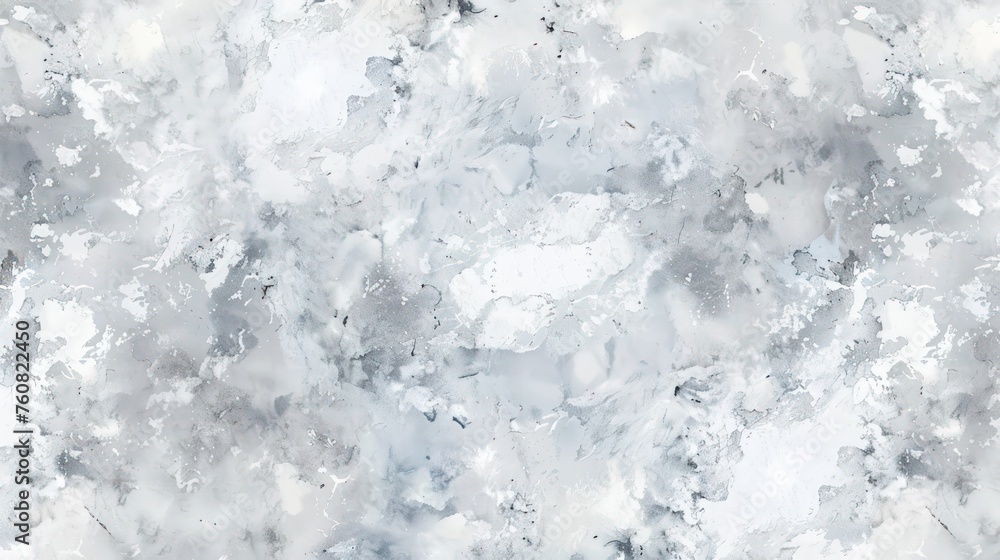 Obraz premium seamless tile background with subtle silver watercolor. AI generated