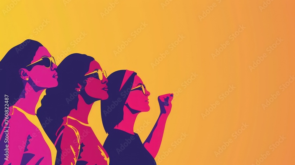 Silhouette drawing illustration of Man having fun with colorful paints, celebrating Holi festival of colors.