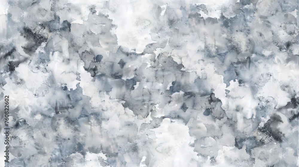 Fototapeta premium seamless tile background with subtle silver watercolor. AI generated