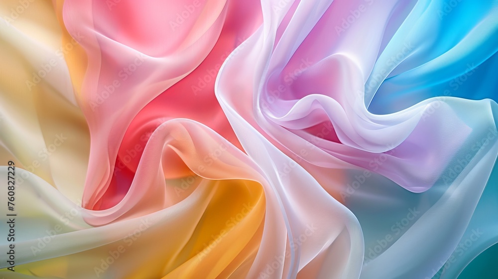 colorful silk background