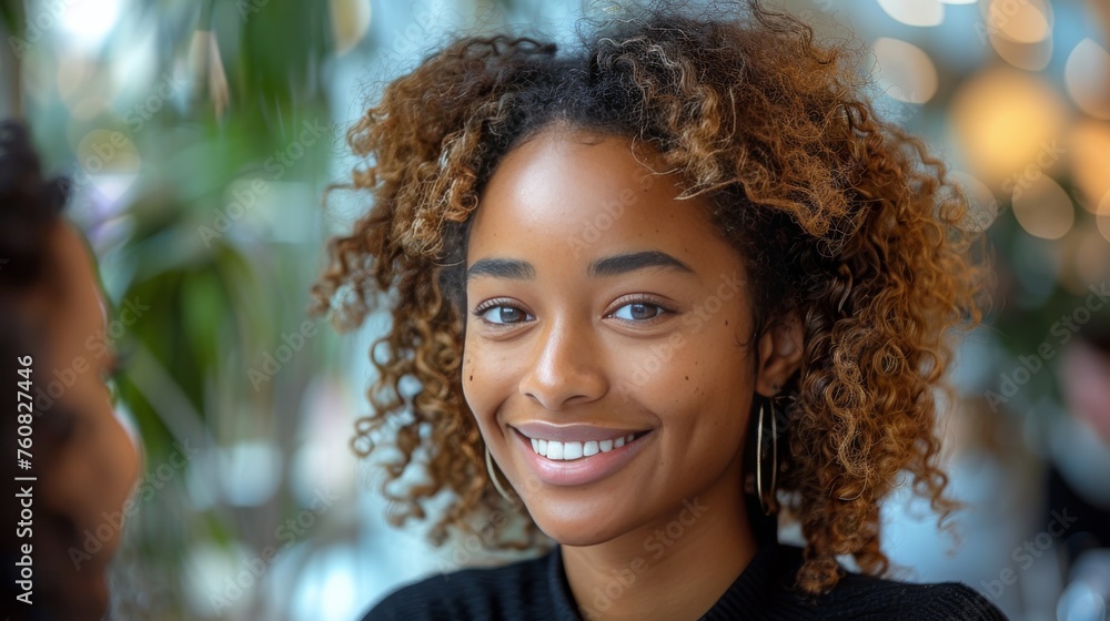 Close Up Portrait of a Smiling Person Close Up Portrait of a Smiling Person
