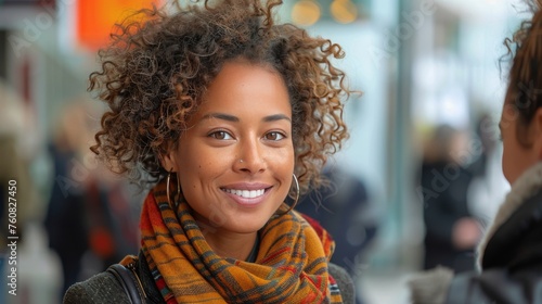 Close Up Portrait of a Smiling Person